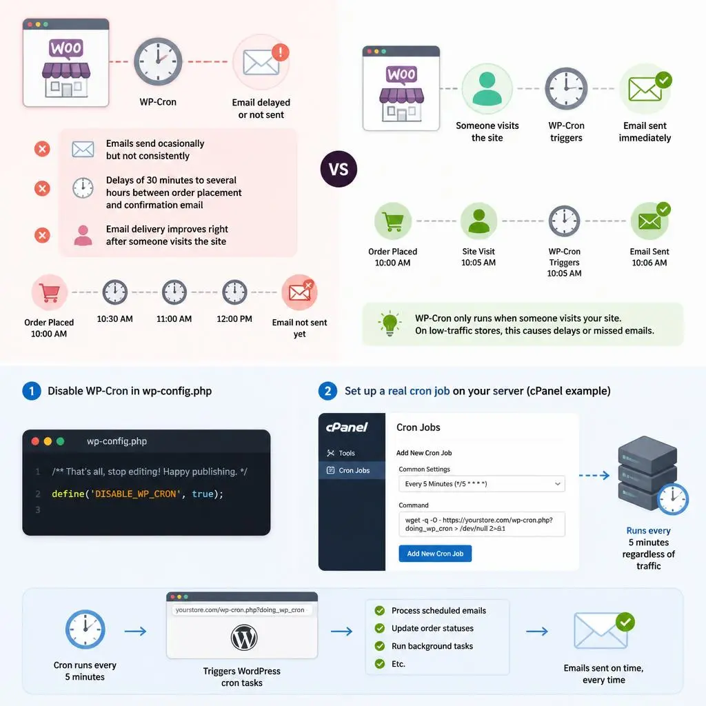 Setting up a real server cron job in cPanel for WordPress wp-cron php