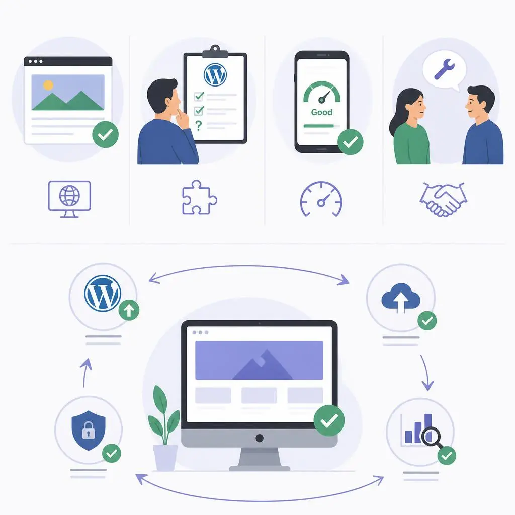 Choosing the right WordPress development partner with website maintenance and long-term scalability