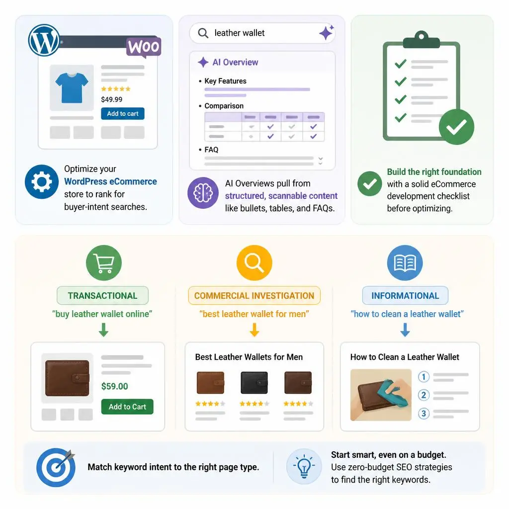What WordPress eCommerce SEO means in 2026