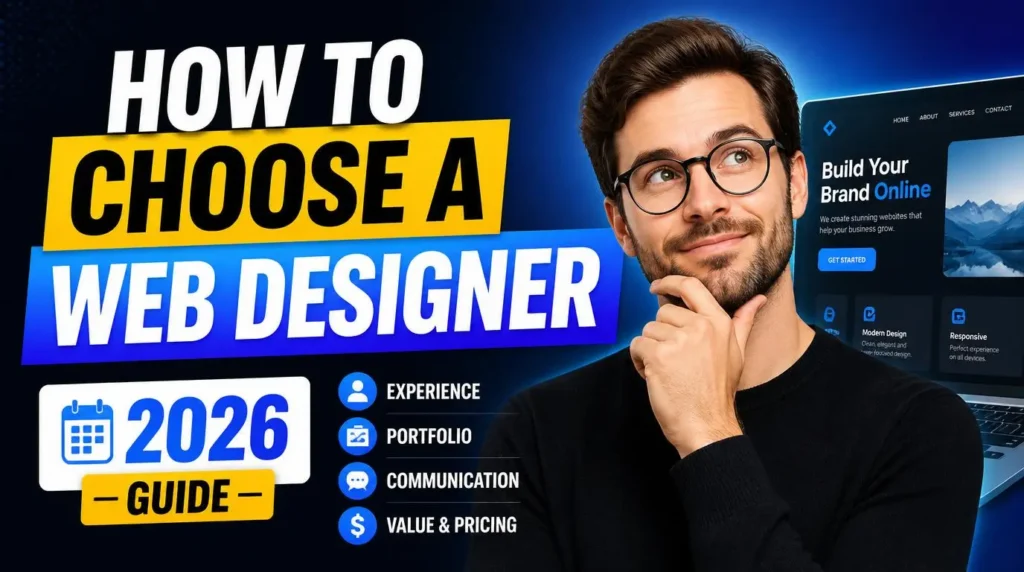 How to choose a web designer in 2026 for your business