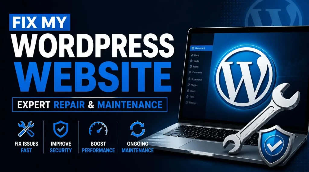 Fix My WordPress Website: Expert Repair & Maintenance Services for WordPress Issues