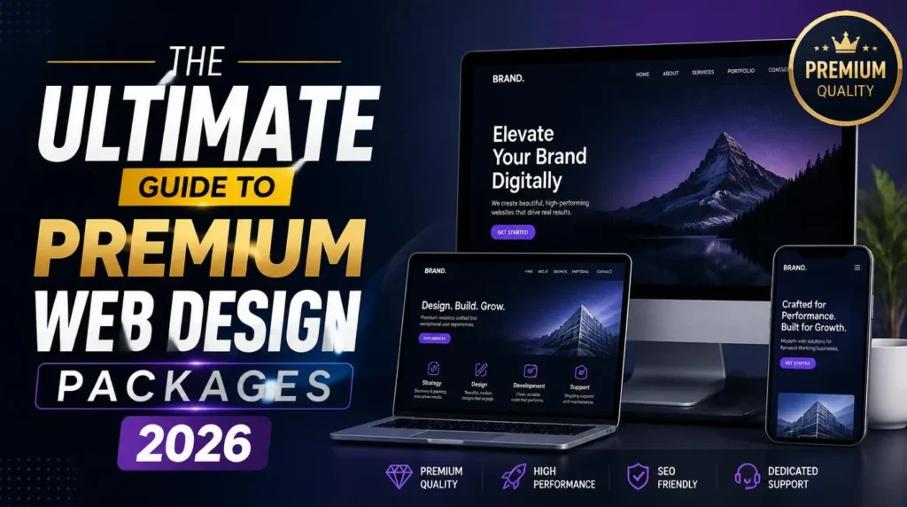 Premium web design packages for business websites in 2026