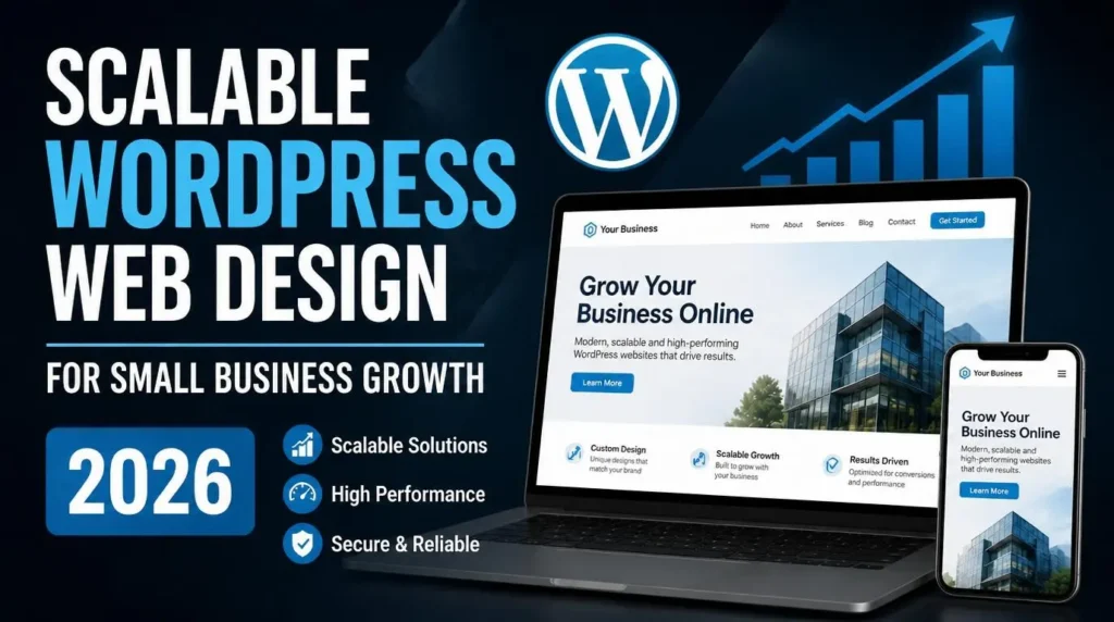 Scalable WordPress web design for small business growth in 2026