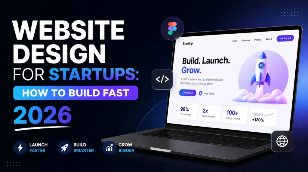 Website design for startups guide to building a fast, professional website in 2026