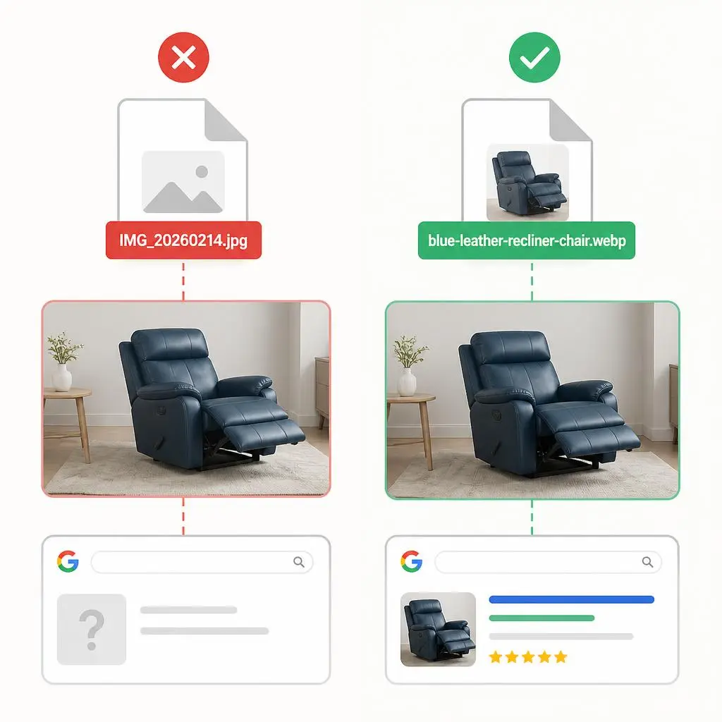 Illustration showing why decorative images should have empty alt text for accessibility compliance