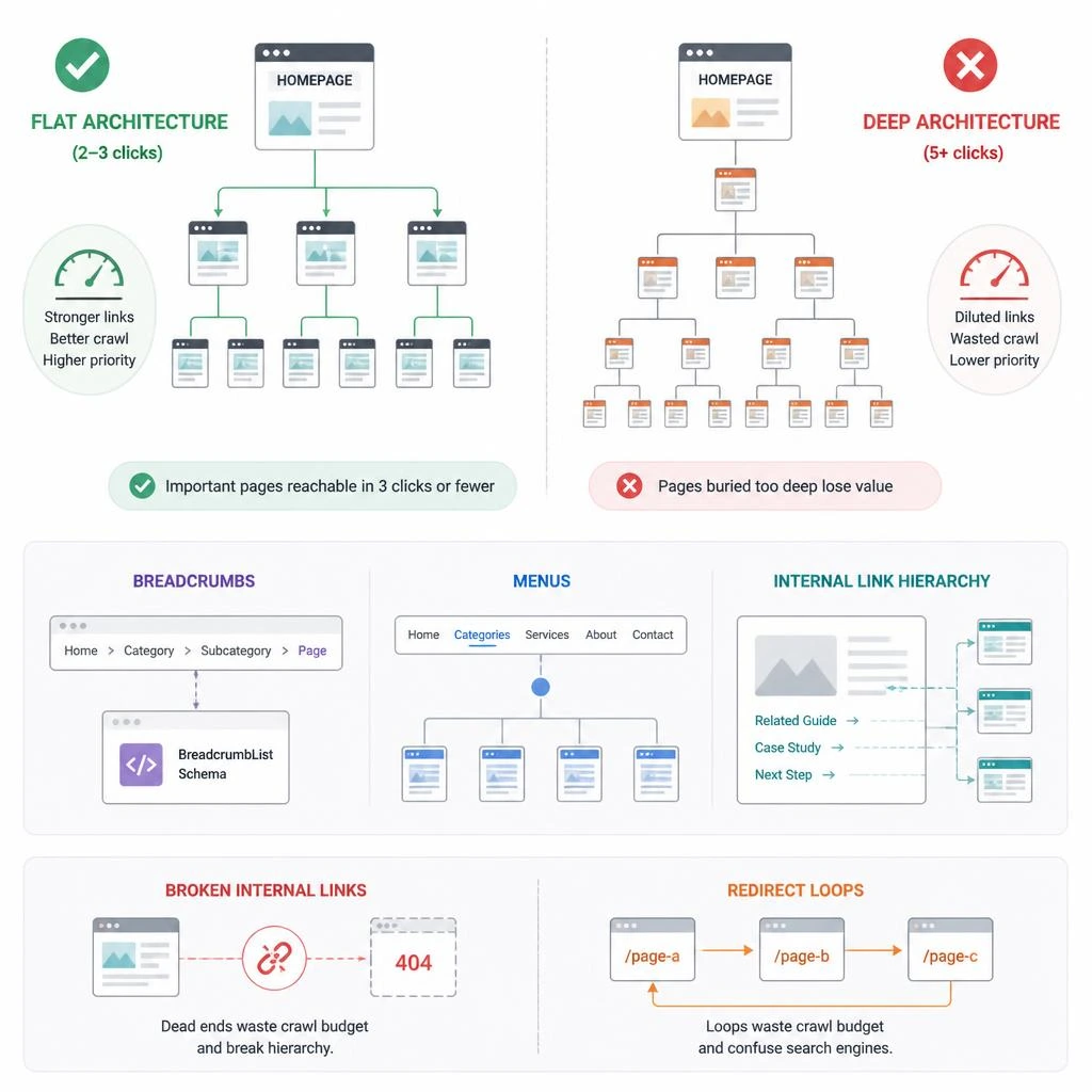 seo content silo architecture mapping for rydesk