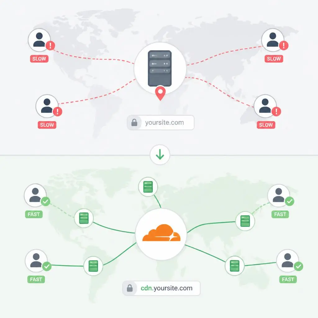 content delivery network global edge server map diagram